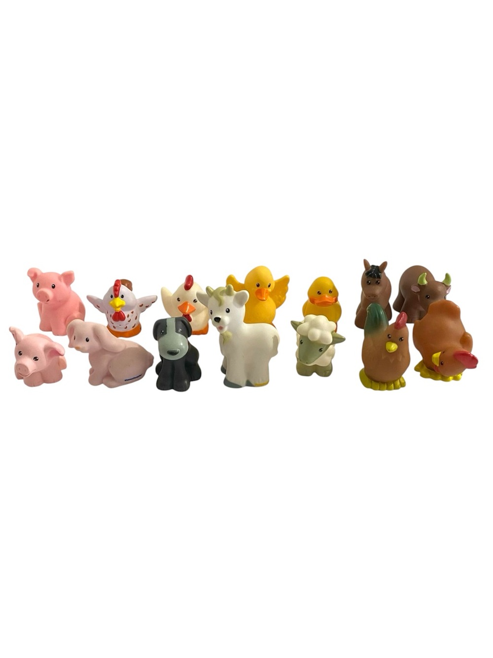 Little People Fisher Price Mattel Farm Animals 14 Piece Play Set Mixed Lot